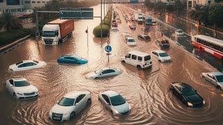 UAE Underwater: Rainstorm Ravages Dubai, Fujairah, and Beyond