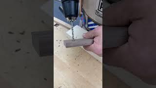 How to properly screw two pieces of wood together #shorts