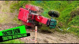 TRACTOR DESTRUCTION - CRAZY TRACTOR CRASH !!! -  TRAKTORIÁDA ZDĚCHOV 2024 TRACTOR CRASH