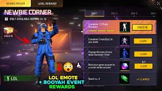 CLAIM LOL EMOTE + BOOYAH EVENT 2024 -para SAMSUNG,A3,A5,A6,A7,J2,J5,J7,S5,S6,S7,S9,A10,A20,A30,A50