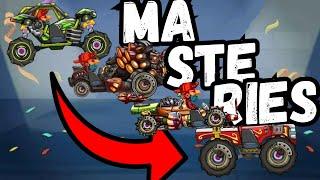 I Play ALL NEW Masteries Challenges! | Hill Climb Racing 2 LIVE Stream