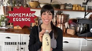 Make the BEST HOMEMADE EGGNOG with this recipe!