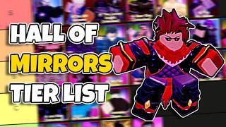 The ULTIMATE Hall Of Mirrors Tier List In Roblox Anime Defenders!