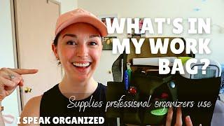 WHAT’S IN MY BAG 2021 | SUPPLIES PROFESSIONAL ORGANIZERS USE