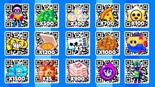 FREE PIZZA & GEMS IN BRAWL STARS!  ALL QR CODES WORKING 2025!