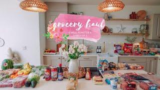 GROCERY HAUL & MEAL PLAN FOR A FAMILY OF FIVE | MAY 2024