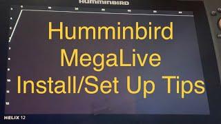 Humminbird MegaLive Install and Set Up