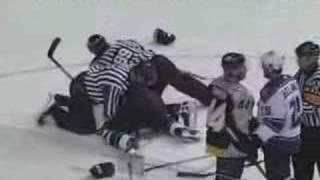 Darcy Hordichuk beats up Sean Avery