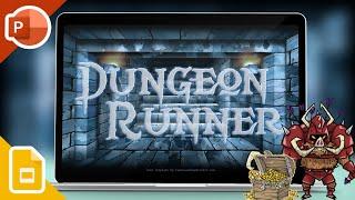 DUNGEON RUNNER | Free PowerPoint & Google Slides Review Game