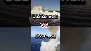 USS Zumwalt Vs USS Preble #military #Navy
