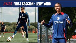 Leny Yoro's First Session  | Inside Training