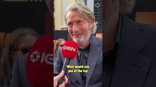 An unexpectedly wholesome answer #madsmikkelsen #indianajones #tintin #comics #shorts