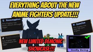 Everything about the new Anime Fighters Easter Update !! New Limited Demonic Showcase !!!