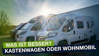 Vorteil Kastenwagen oder Wohnmobil - Was ist besser?