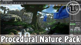 Unreal Engine Procedural Nature Pack (+Good Skys) In Action -- Now Free!