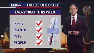 Dallas weather: Snow storm forecast