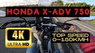 HONDA X-ADV 750 '23 | TOP SPEED 0-150 | MANUAL MODE.