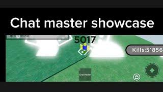 Chat master showcase 25-5k 25k? | KSFA