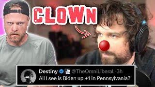 Destiny's the biggest clown online change my mind