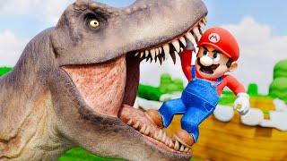 The Great Gaming Showdown: Dino vs Mario & Pacman in REAL LIFE!