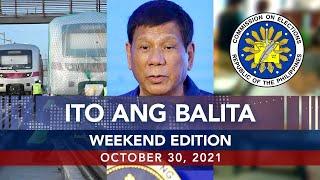 UNTV: ITO ANG BALITA WEEKEND EDITION | October 30, 2021