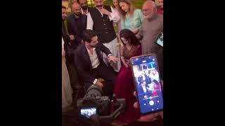 Aima baig and Shahbaz shigri engagement video @showbiztypefun