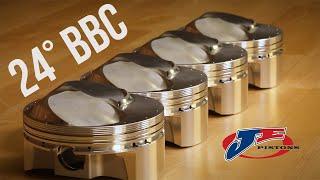 Designed for Big Power: 24° Big Block Chevy Forged Pistons from JE