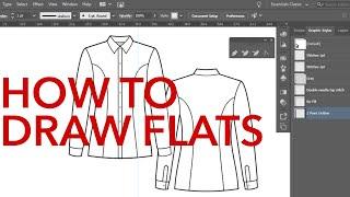 How to Draw Technical Flats in Adobe Illustrator