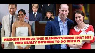 Meghan Markle: this element shows that she had nothing to do with it. Why nobody think of this?