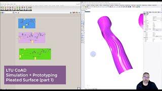 Pleated Surface - curve normals - tutorial006a