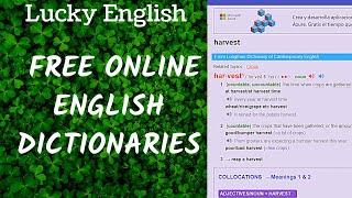 Free Online English Dictionaries - guide to the best features