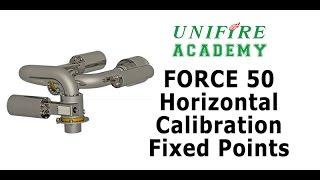 FORCE ROBOTIC NOZZLE CALIBRATION: Horizontal Rotation by Fixed Points - Unifire Academy Tutorial