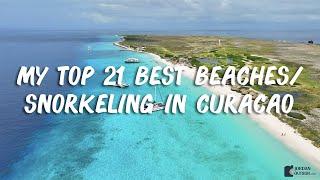 My Top 21 Best Beaches and Snorkeling in Curacao (In order from the south to the north)