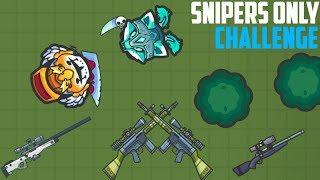 Zombs Royale - Snipers ONLY Challenge! (HARD)