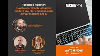 WEBINAR: Integrate modern tooling inventory management into your machine shop.