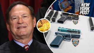 Supreme Court Justice Alito uses eggs and ham as example to question ghost guns