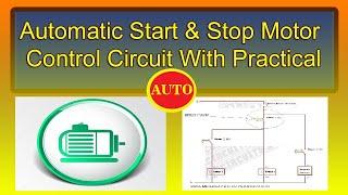 How to auto start -stop motor automatically  ON OFF with timer