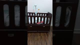 Beautiful Design Wooden Baby Cot And Wardrobe | KIDDYLAND | SEHALSHOP