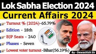 Lok Sabha Election 2024 | Current Affairs 2024 | Election Results 2024 | PM Modi | Rahul Gandhi