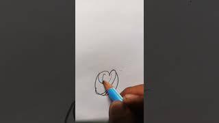 easy to draw a Rose  help by s letter #Trisha BTS army