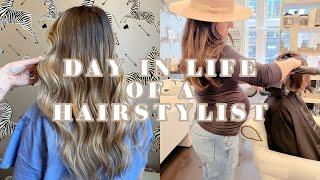 DAY IN LIFE OF HAIRSTYLIST pt. 5 | 37 weeks Pregnant