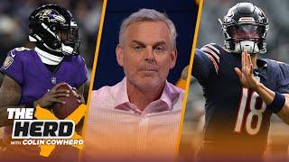 Caleb Williams named Bears captain, Pressure on the Ravens to beat the Chiefs? | NFL | THE HERD