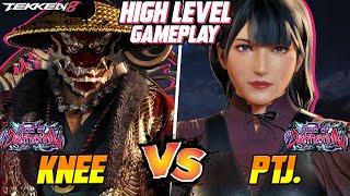 Tekken 8 ▰ KNEE (HEIHACHI MISHIMA) vs PTJ (JUN KAZAMA) ▰ Epic High Level Showdown!