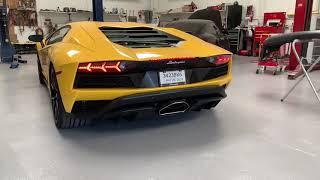 2018 Lamborghini Aventador S Cold Start