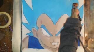 Airbrush Artwork: "Kid Vegeta"