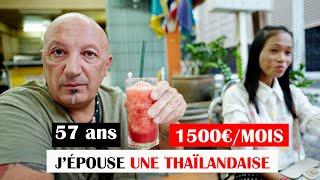 57 ans,1500 Euros/ Mois, il épouse une ''THAÏLANDAISE'' plus jeune (site de Rencontre) 