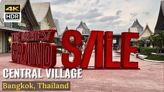 Shopping Luxury & Life Style Brand At Central Village, Bangkok Thailand [4K HDR]