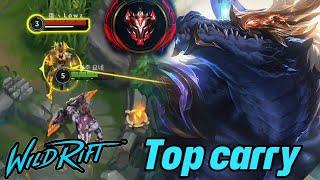 Wild rift Renekton vs Aatrox baron lane season 13(grandmaster rank)