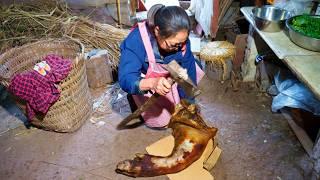 Ancient Chinese Cured Meat in Remote Village | Traditiaonal Rural Life