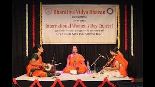 Carnatic Music Concert In memory of Sreemati Sita Bai Subba Rao | International Women's Day - 2025